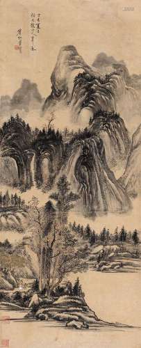 黄宾虹 (1865-1955) 仿九龙山人笔意