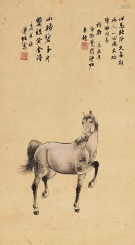 溥 佐 (1918-2001) 马