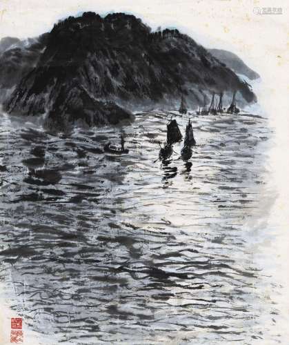 方济众 (1923-1987) 湖光山色