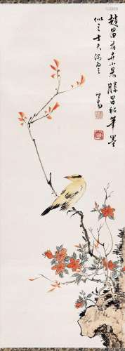 溥 儒 (1896-1963) 花卉小景