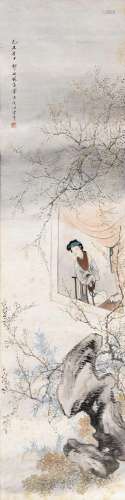 陈康侯（1866-1937） 庭院仕女