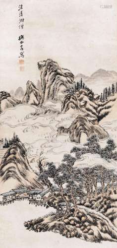 王学浩 (1754-1832) 法清湘僧笔意