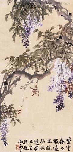 马万里 (1904-1979) 紫藤