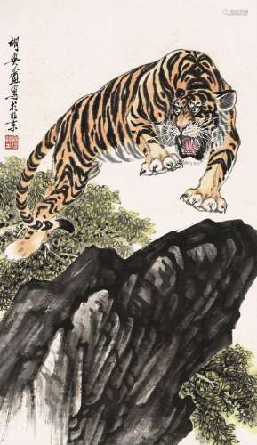 胡爽盦 (1916-1988) 虎
