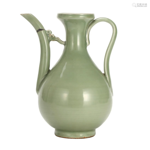 A LONGQUAN CELADON EWER