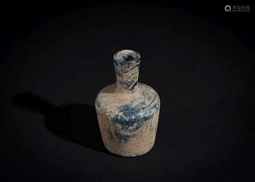 A GHAZNAVID TURQUOISE BOTTLE VASE, CIRCA 10TH-12TH CENTURY