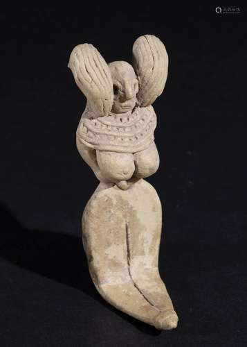 AN INDUS VALLEY HARAPPA FIGURE, 2ND MILLENNIUM B.C