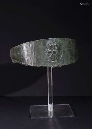 AN PROTO-ELAMITE MEDALLION BRONZE BELT, 3RD MILLENNIUM B.C.