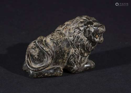 A SEATED ROARING LION, IN THE STYLE OF ROMAN