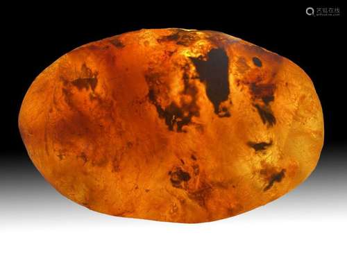 A LARGE AMBER FRAGMENT