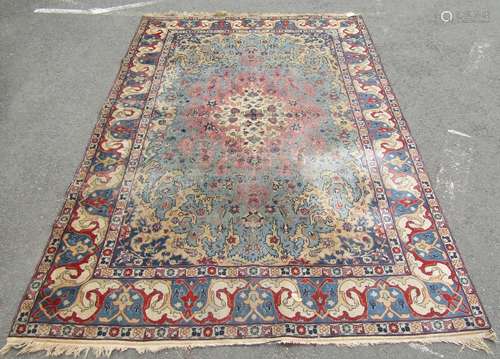 A large country house Middle Eastern carpet with large flora...