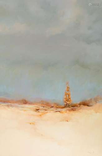 SEVE TRAPIELLO (Leon, 1954).“Landscape II”, 2005.Oil on boar...