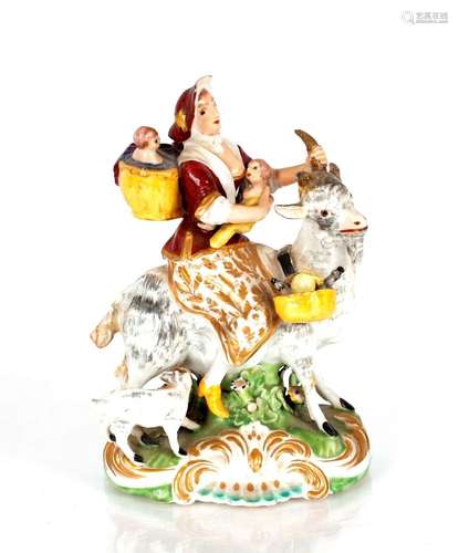 A 19th Century Derby porcelain figure, of a cobble