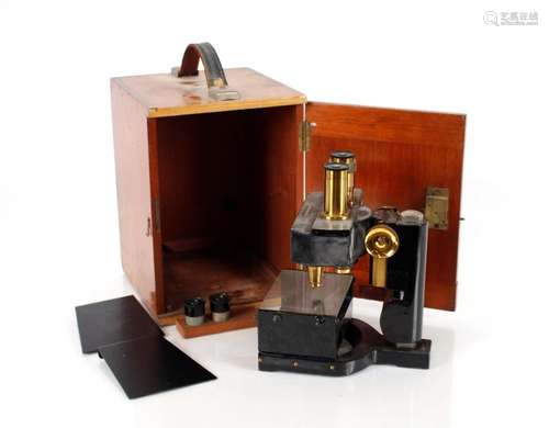 A 20th Century cased microscope, by Watsons