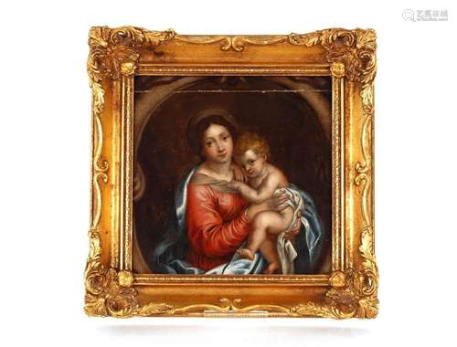 19th Century continental school,  study of Madonna and Child...