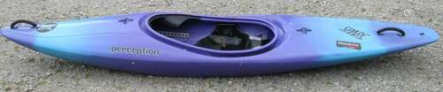 A Sparc Perception kayak / canoe, together with a further Tu...