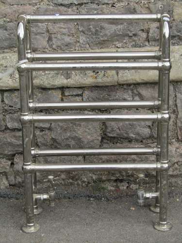 A good quality cast iron floorstanding radiator (appears unu...