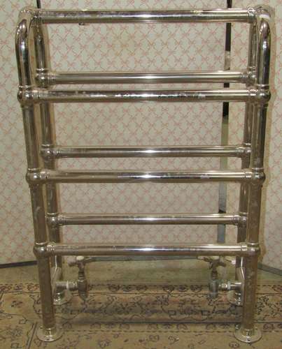 A good quality floorstanding tubular chromium steel framed h...