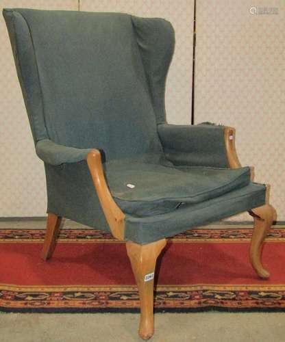 A vintage Parker Knoll wing armchair (for re-upholstery) mod...