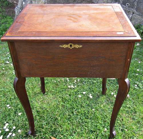 A small Victorian mahogany two tier whatnot of square form r...