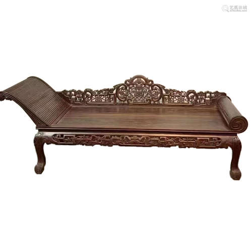 CHINESE QING DYNASTY MAHOGANY TA