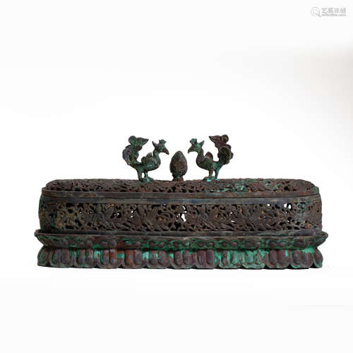 CHINESE LIAO DYNASTY BRONZE AROMA STOVE