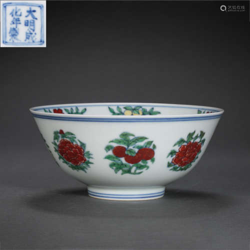BLUE AND WHITE BOWLS FROM THE MING DYNASTY, CHINA