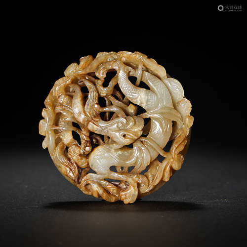 CHINESE HAN DYNASTY HE TIAN JADE PEI