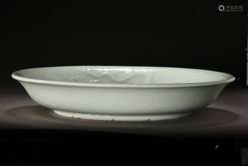 CHINESE YUAN DYNASTY SHUFU WARE PLATE