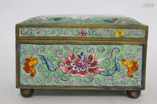 Chinese Cloisonne Box