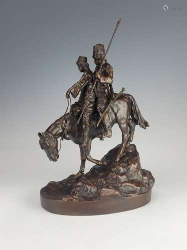 Antique Russian Bronze Albert M.Wolf