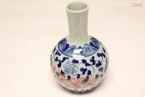 Chinese Blue and White Porcelain Vase