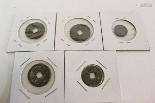 5 Pics, Chinese Coins