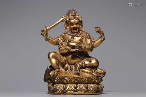 Chinese Gilt Bronze Buddha