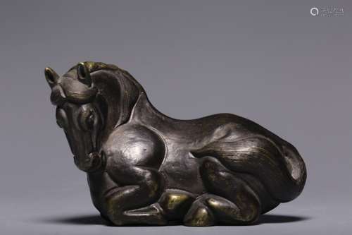 Chinese Bronze Horse Paper Weight