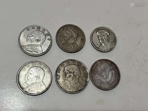 Six Chinese Coins