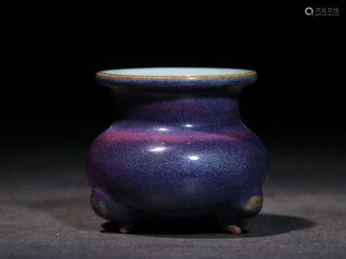 Chinese Jun Footed Censer