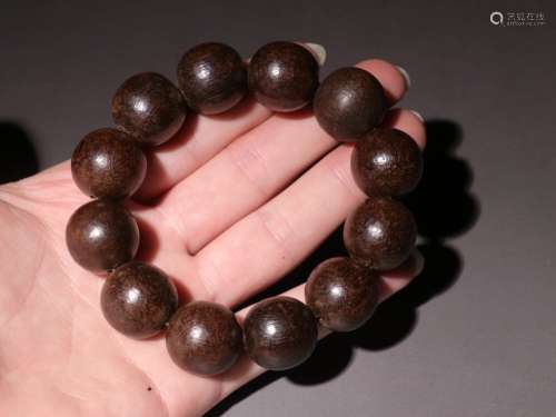 Chinese Chengxiang Wood Beads Bracelet