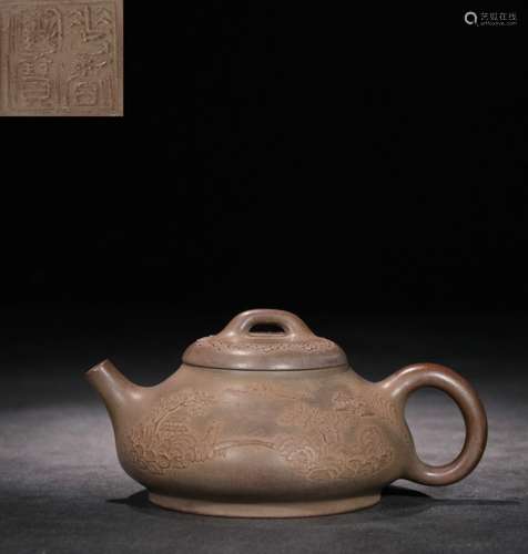 Chinese Zisha Teapot. Mark