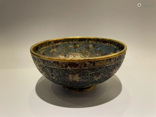 A Cloisonne Bowl