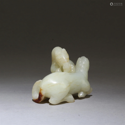 A Carved Jade Ornament