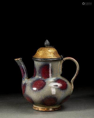 A Jun Type Wine Pot