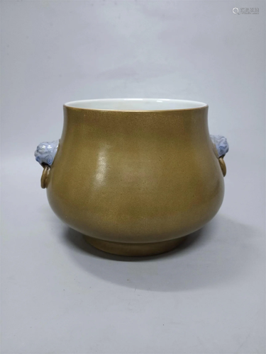 A Tea Dust Color Incense Burner