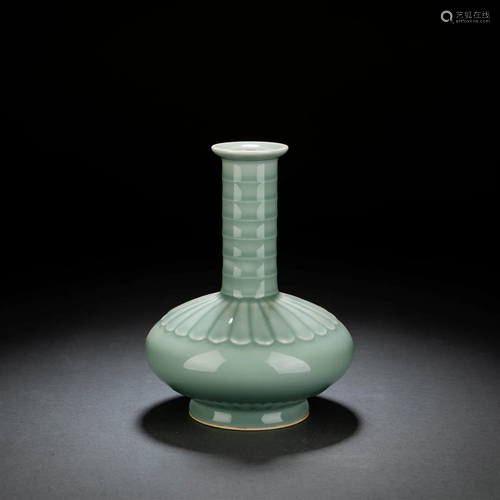 Celadon Glaze Bottle Vase