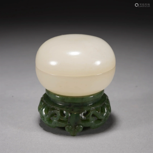 White jade chinese inkpad