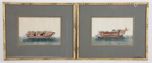 Twentieth-century European School, pair of oil on board East...