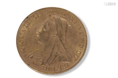 Victorian sovereign dated 1898