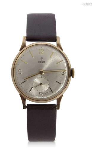 A Third quarter of the 20th century, 9ct gold gents Tudor wr...