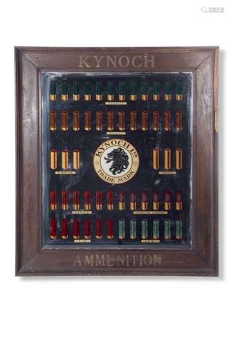 Shooting interest, a Kynoch ammunition advertising mirror de...