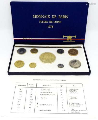Coffret Monnaie de Paris, série de pièces françaises "f...